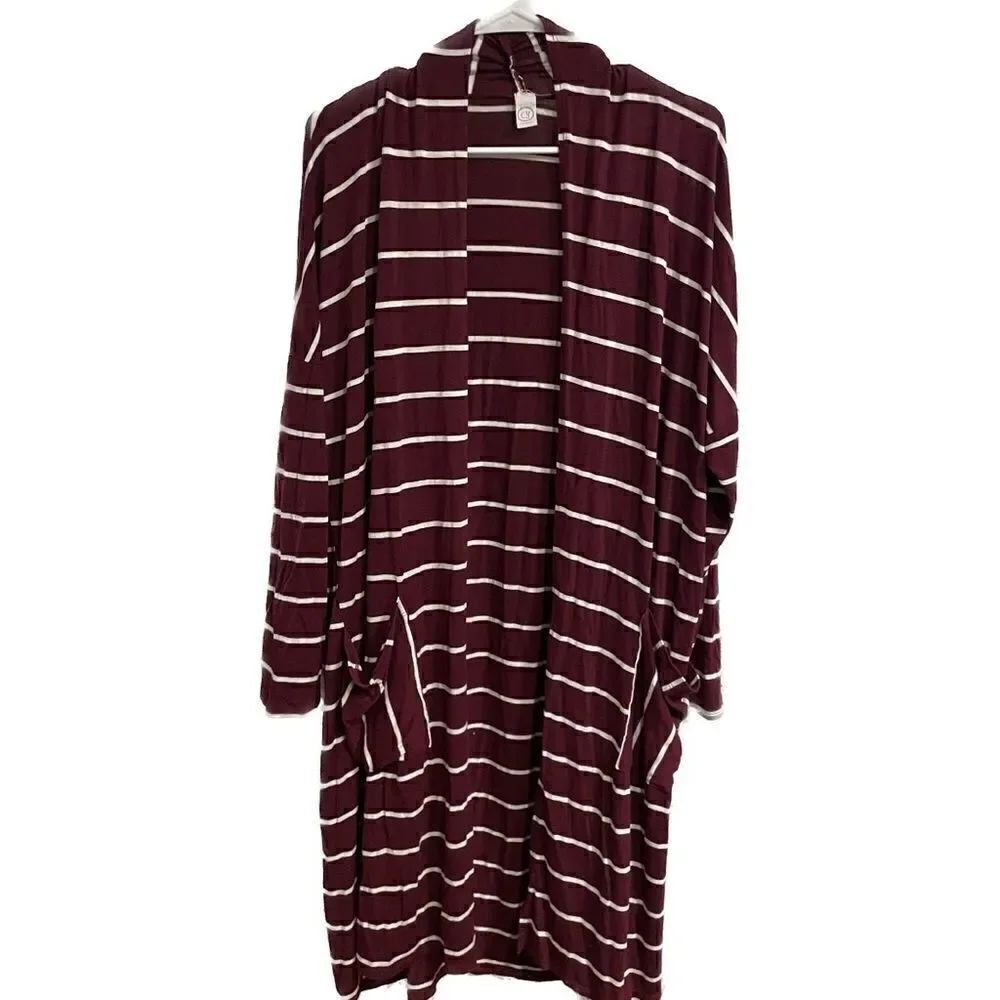 CY Fashion Burgundy Cardigan Medium (M)
